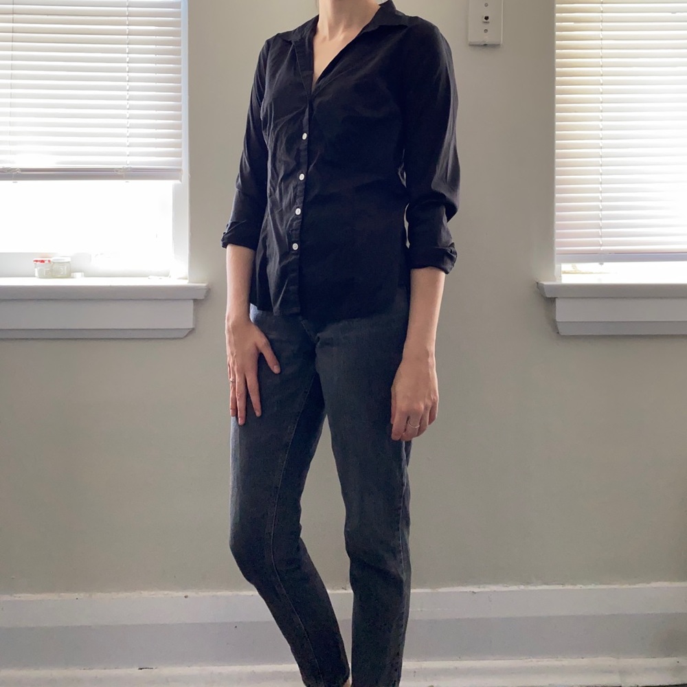 Black dress shirt
